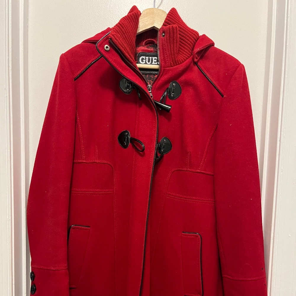 Guess Red Winter Coat